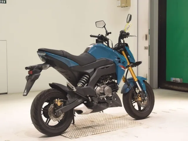 Kawasaki Z125 PRO, зелёный, фото 5