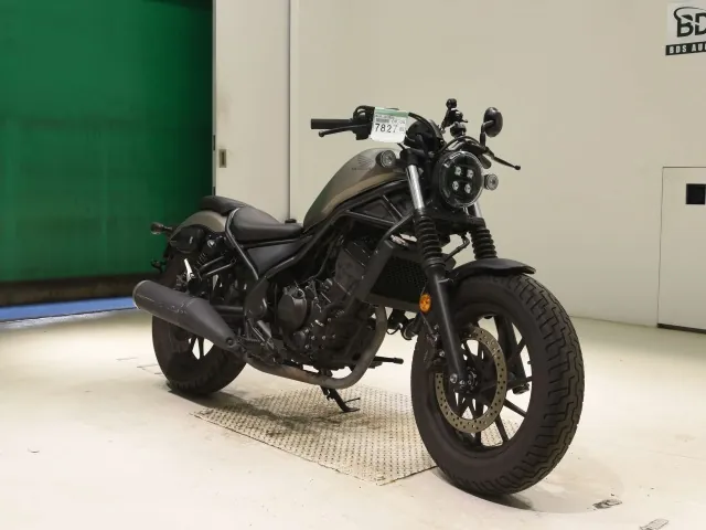 Honda Rebel 250, matt gun, фото 3