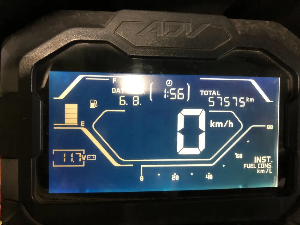 Honda ADV150, красный, фото 4