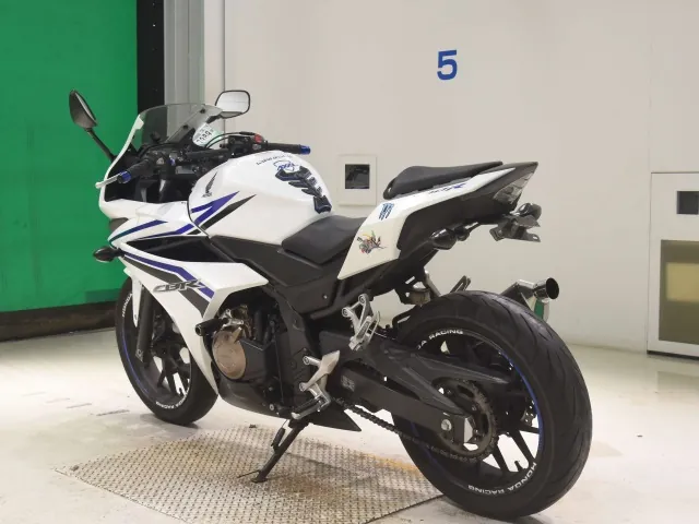 Honda CB400X ABS 2017, white | blue, фото 6