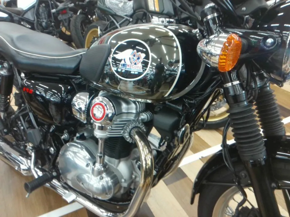 Kawasaki W800-2 2021, чёрный, фото 4