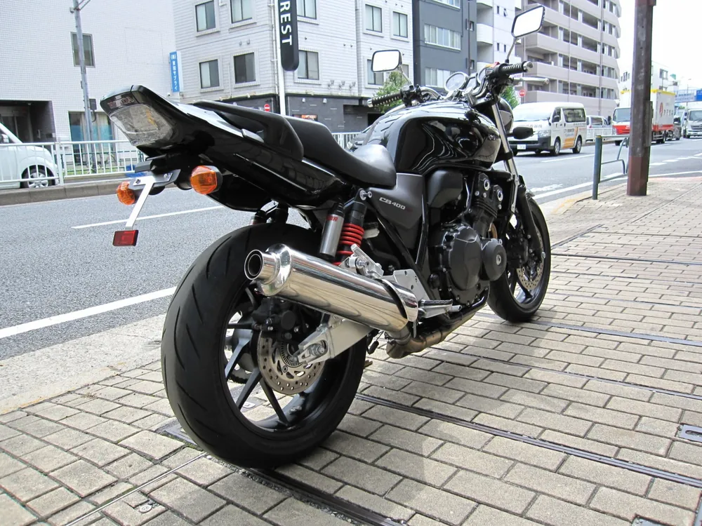 Honda CB400SB 2021, чёрный, фото 6