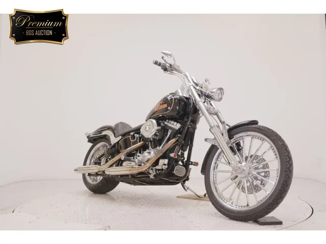 Harley-Davidson FXSTB1450 2006, чёрный, фото 3