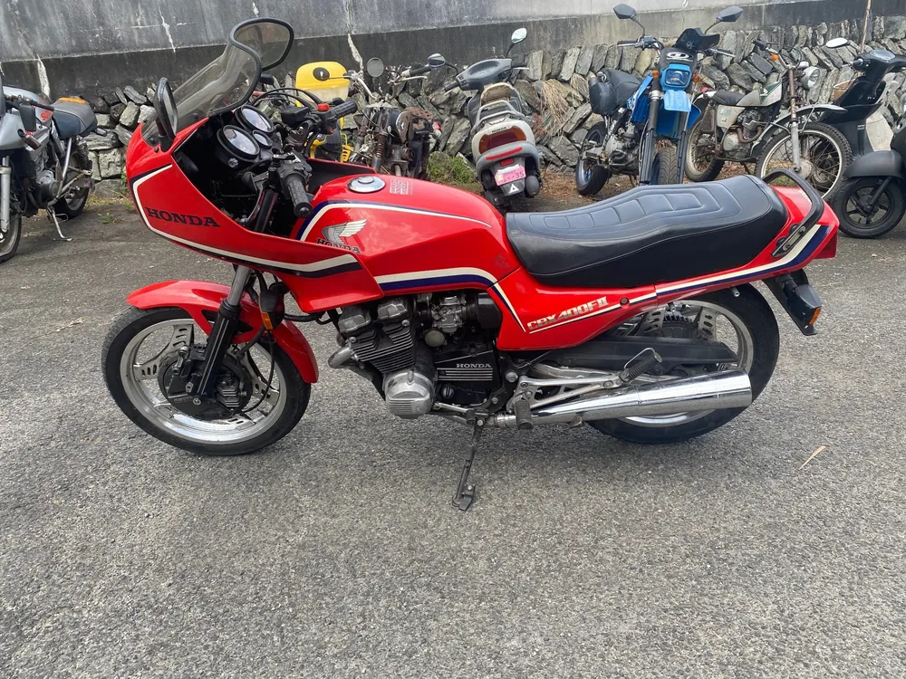 Honda CBX400F 2026, красный, фото 2