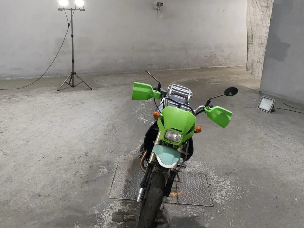 Kawasaki KSR110, black / green, фото 3