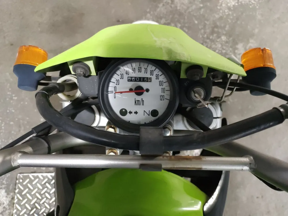 Kawasaki KSR110, black / green, фото 5
