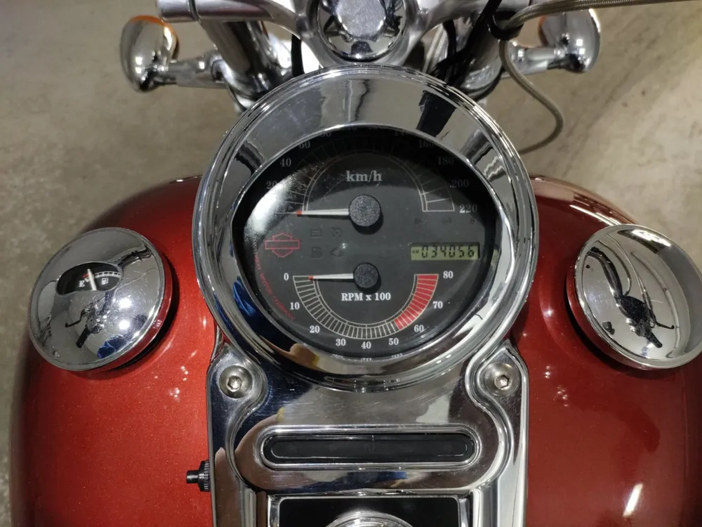 Harley-Davidson FXDC1580 2008, красный, фото 5