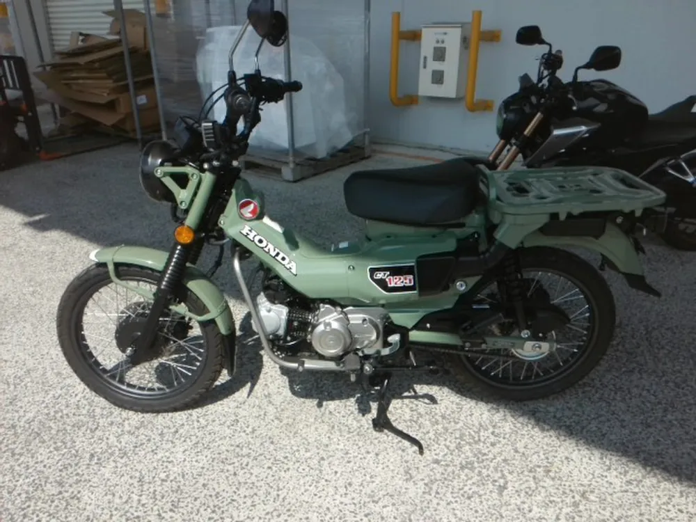 Honda CT125 Hunter Cub, зелёный, фото 4