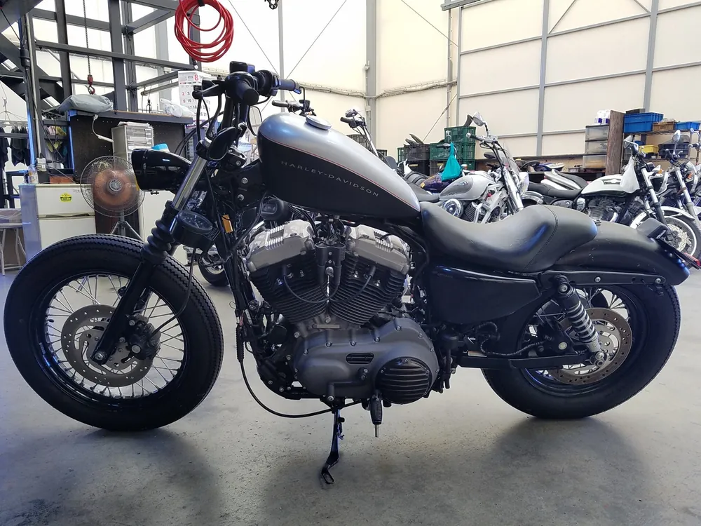 Harley-Davidson XL1200N 2008, black/silver, фото 2