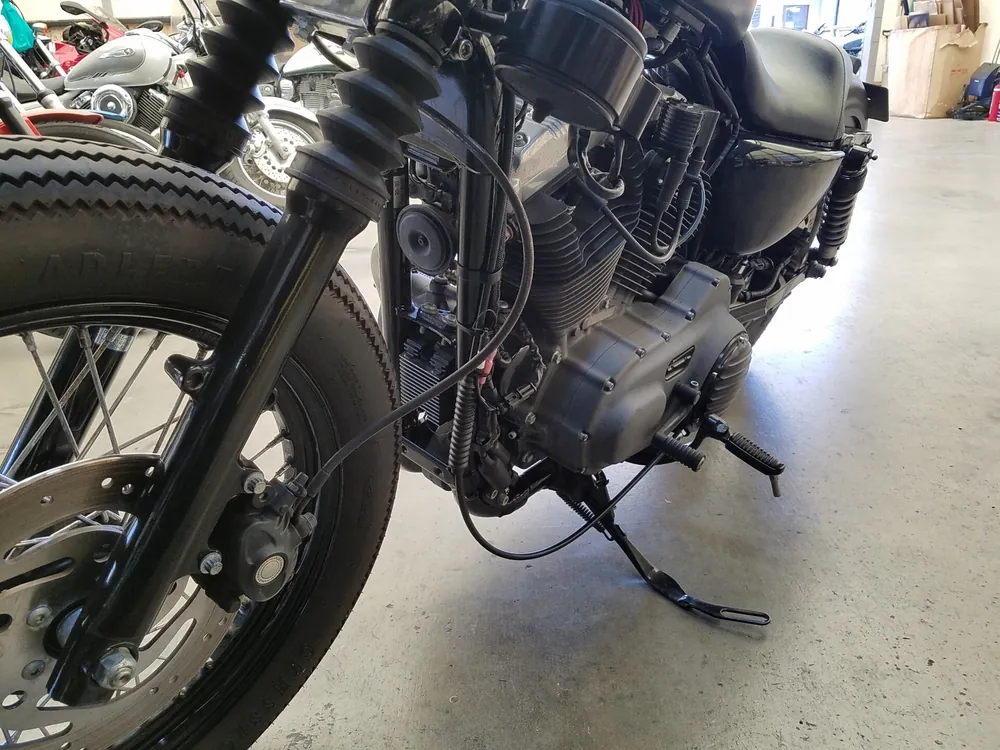 Harley-Davidson XL1200N 2008, black/silver, фото 6