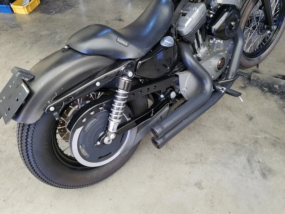 Harley-Davidson XL1200N 2008, black/silver, фото 9