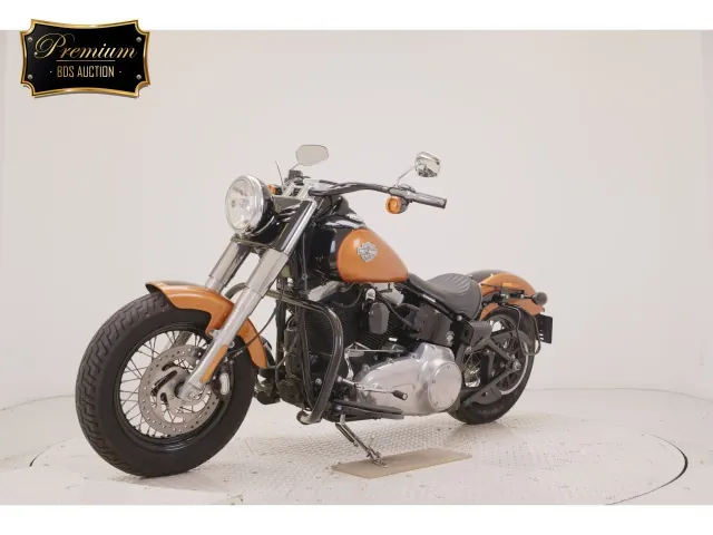 Harley-Davidson FLS1580 2015, black | orange, фото 4