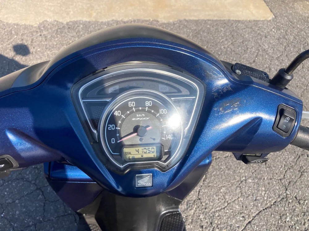 Honda Dio110-3 Basic, mat blue, фото 5