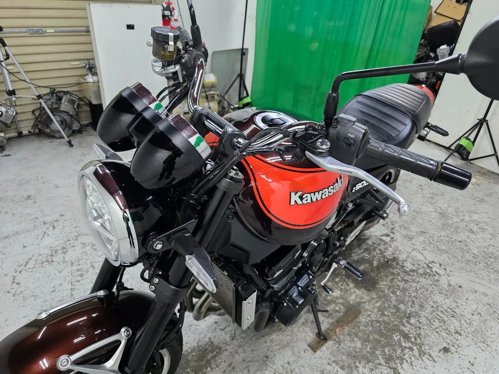 Kawasaki Z900RS 2018, light brown / orange, фото 12