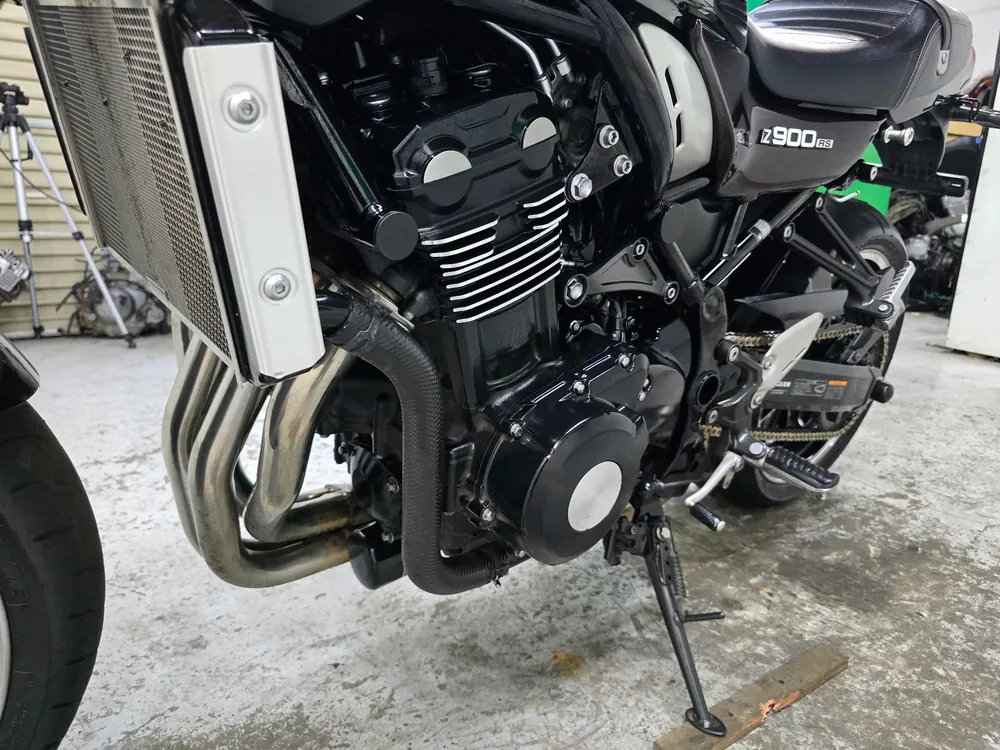 Kawasaki Z900RS 2018, light brown / orange, фото 17