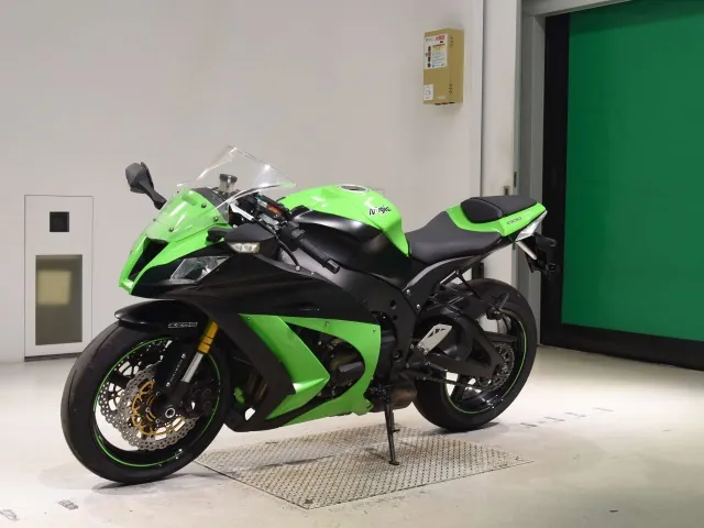 Kawasaki ZX-10RA 2013, black | green, фото 4