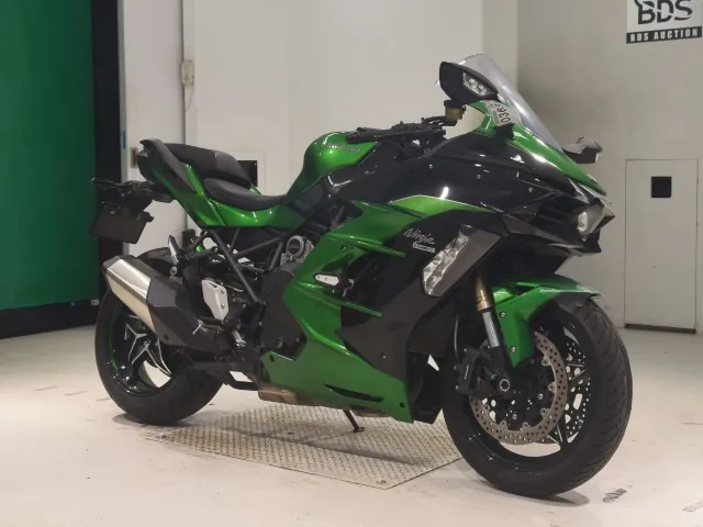 Kawasaki Ninja H2 SX 2018, black | green, фото 3