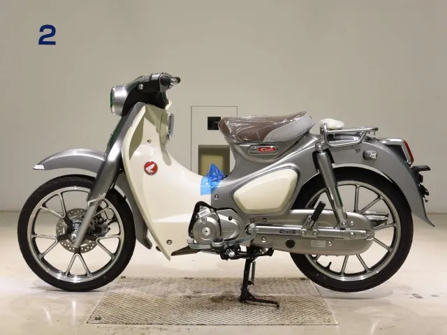 Honda C125-2, серебристый, фото 2