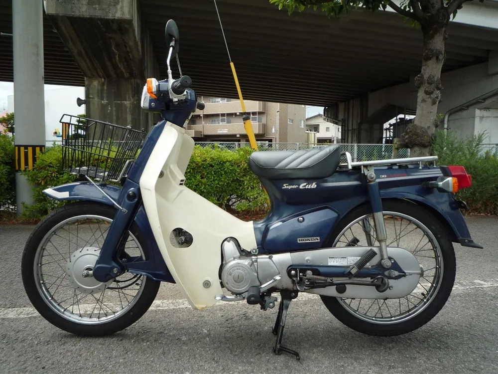 Honda Super Cub, navy blue, фото 2