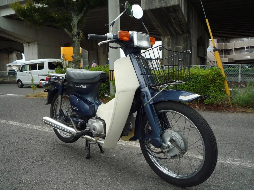 Honda Super Cub, navy blue, фото 3
