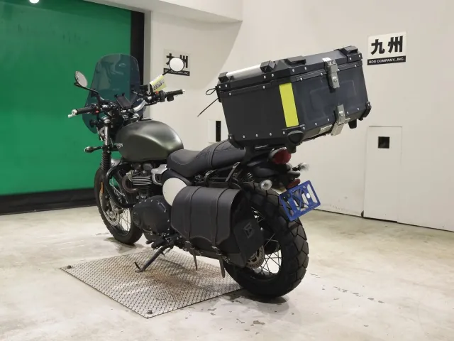 Triumph Street Scrambler 2023, зелёный, фото 6