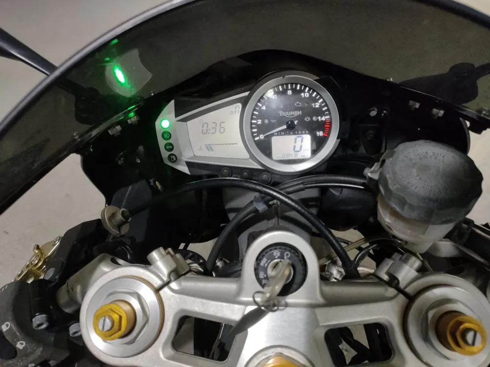 Triumph Daytona 675 2008, чёрный, фото 5