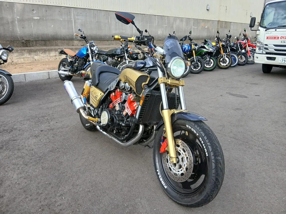 Yamaha V-MAX 1994, gold / navy blue, фото 4