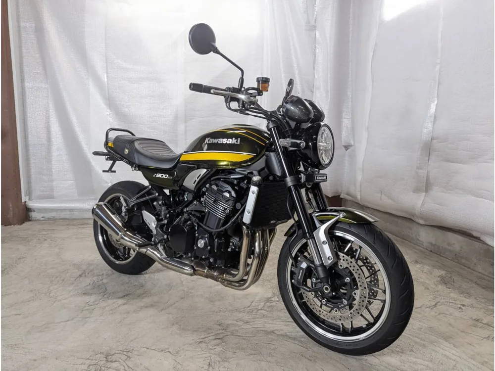 Kawasaki Z900RS 2019, green / yellow, фото 4