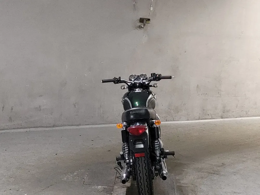 Kawasaki W650 2006, чёрный, зелёный, фото 4