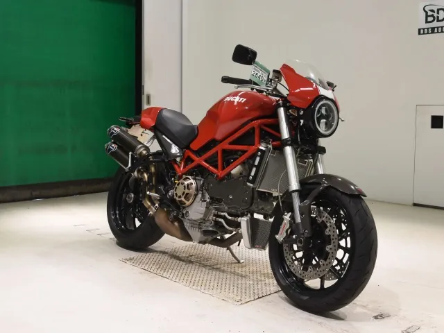 Ducati Monster S4R Testastretta 2007, белый, красный, фото 3