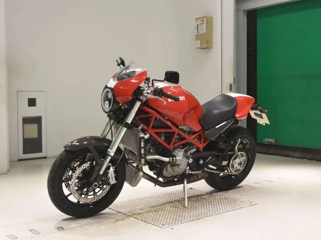 Ducati Monster S4R Testastretta 2007, белый, красный, фото 4