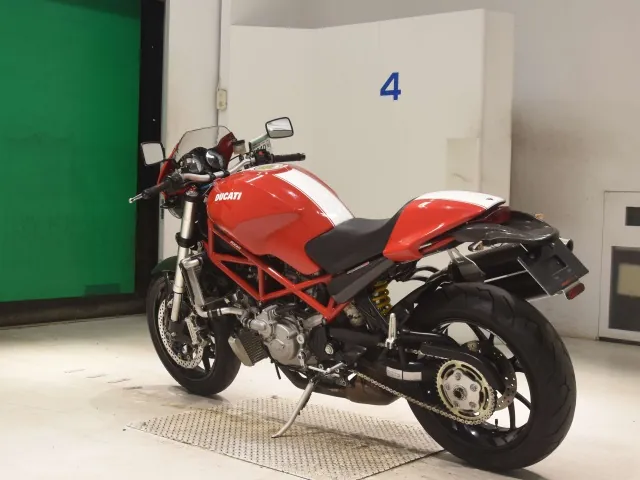 Ducati Monster S4R Testastretta 2007, белый, красный, фото 6