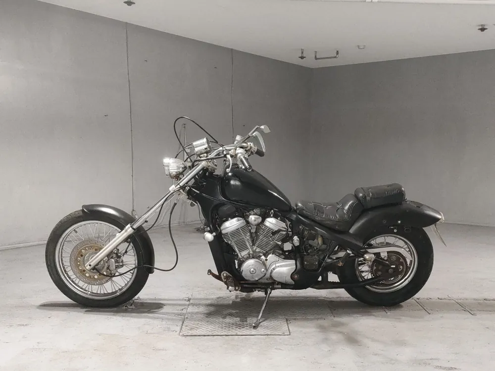 Honda Steed 400 1992, чёрный, фото 2