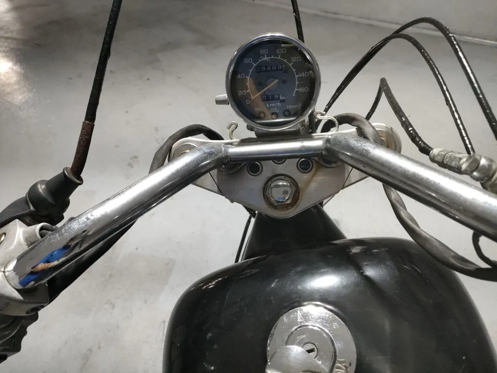 Honda Steed 400 1992, чёрный, фото 5