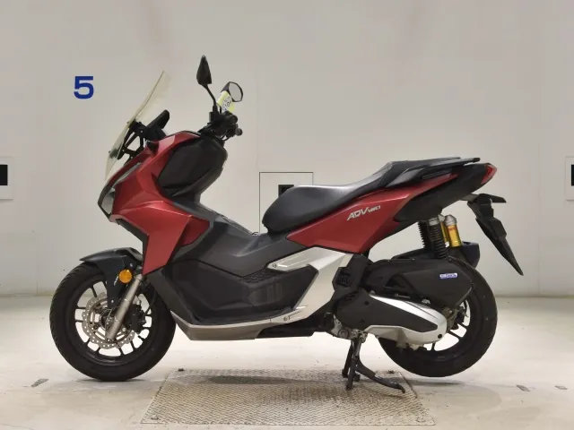 Honda ADV160, бордовый, фото 2