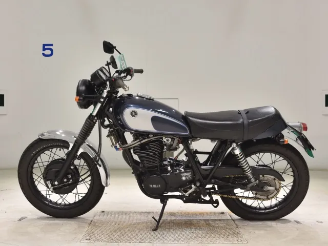Yamaha SR500 1990, navy blue | silver, фото 2