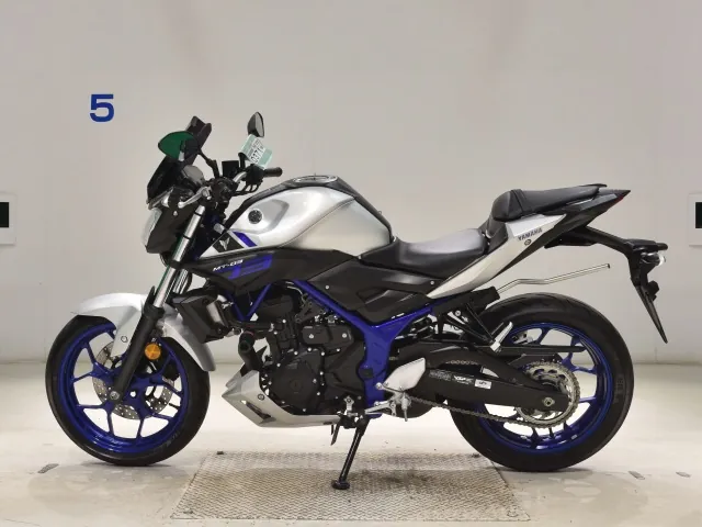 Yamaha MT-03 2016, blue | silver, фото 2