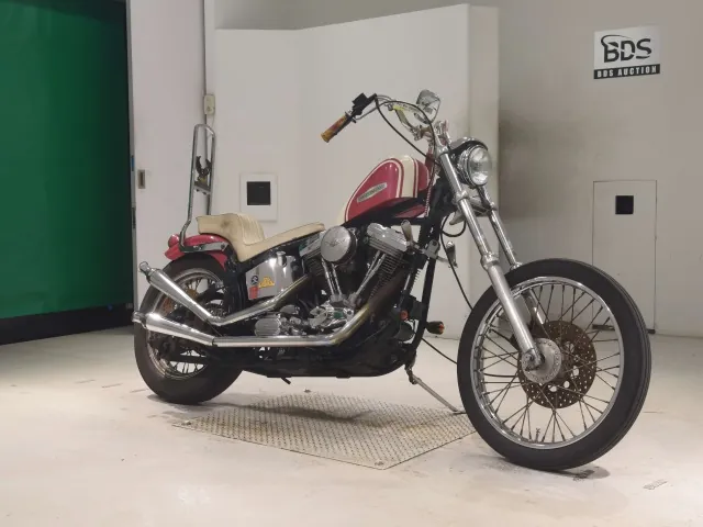 Harley-Davidson FXSTC1340 1990, white | pink, фото 3