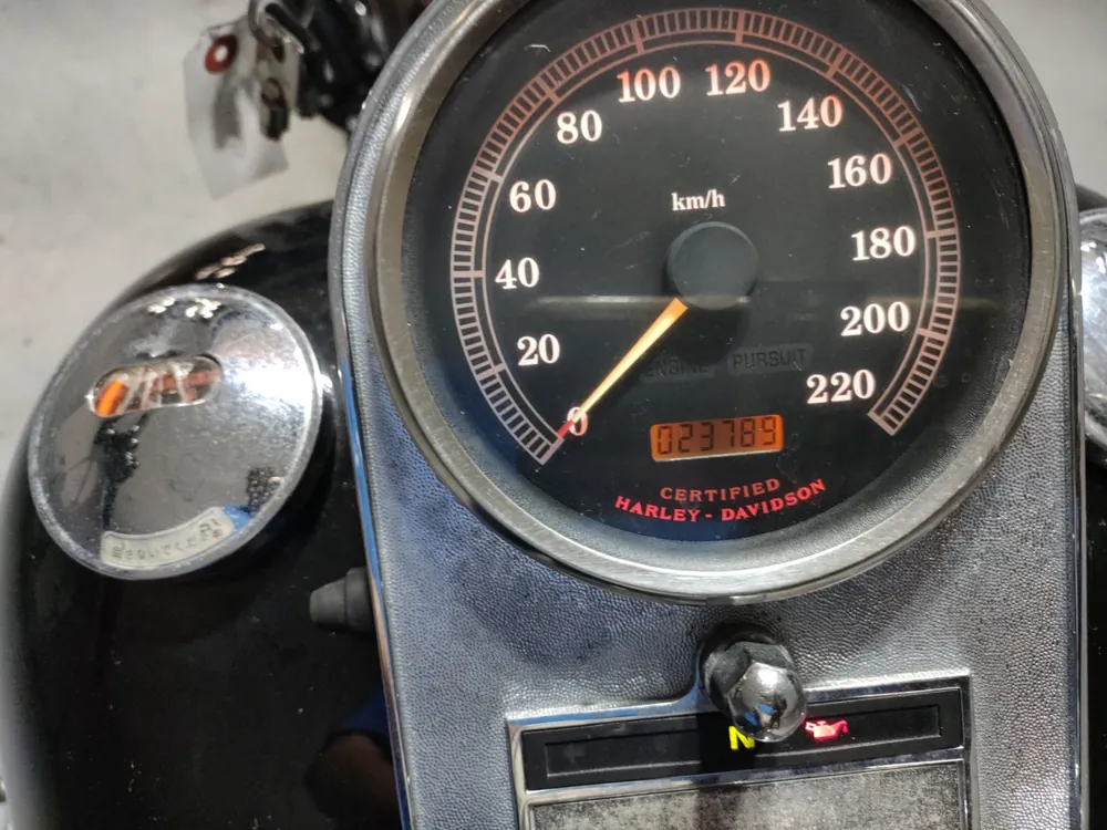 Harley-Davidson Fat Boy 2001, чёрный, фото 5