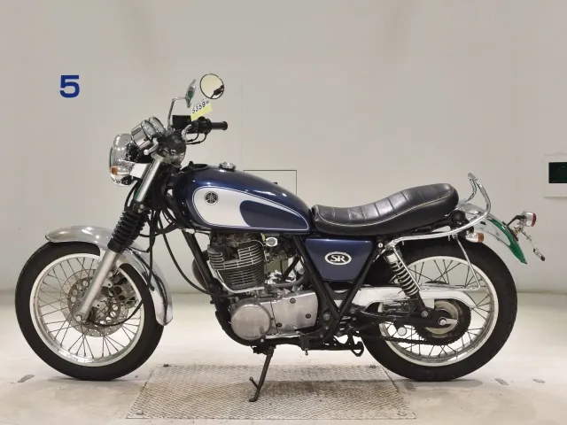 Yamaha SR400 2004, navy blue, фото 2