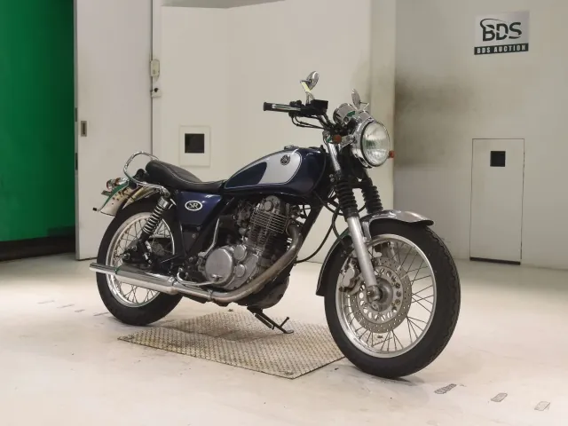 Yamaha SR400 2004, navy blue, фото 3