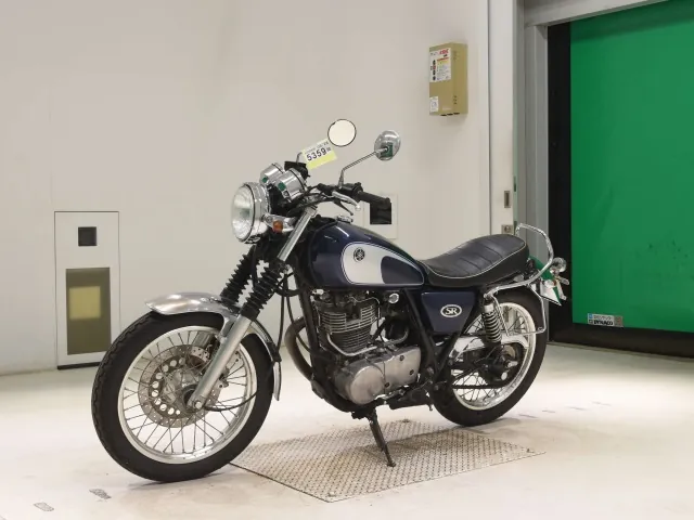 Yamaha SR400 2004, navy blue, фото 4