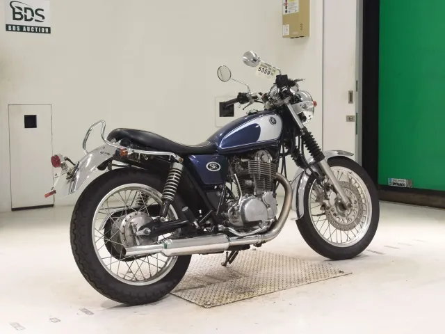 Yamaha SR400 2004, navy blue, фото 5