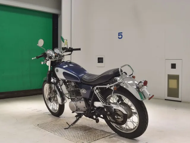 Yamaha SR400 2004, navy blue, фото 6