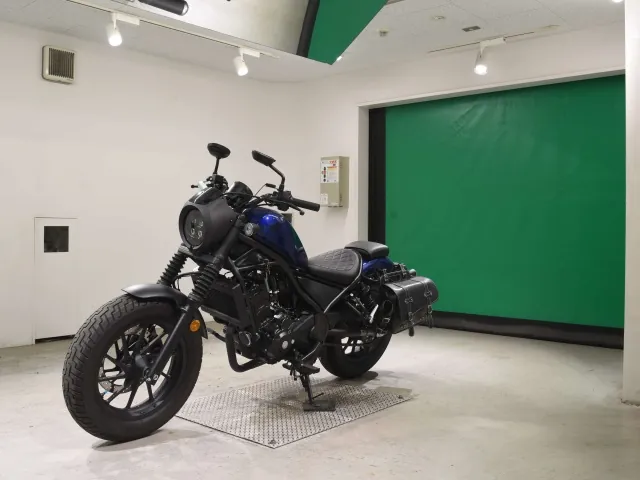 Honda Rebel 250, синий, фото 4