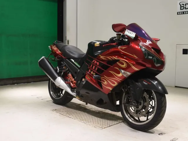 Kawasaki Zx-14R 2018, красный, чёрный, фото 3