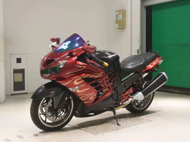 Kawasaki Zx-14R 2018, красный, чёрный, фото 4