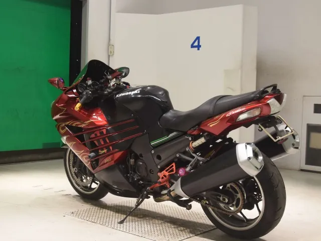 Kawasaki Zx-14R 2018, красный, чёрный, фото 6