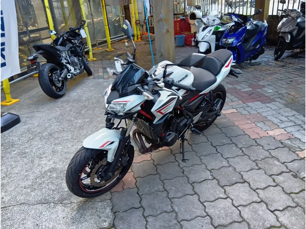 Kawasaki Ninja650A 2022, white / black / red, фото 4