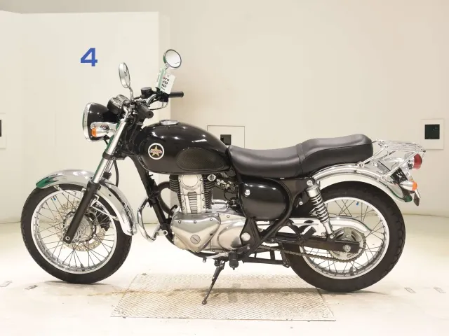 Kawasaki Estrella, чёрный, фото 2
